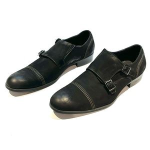 Kenneth Cole, New York Men Street Bump Nu Shoes Black US Size 10.5M Leather